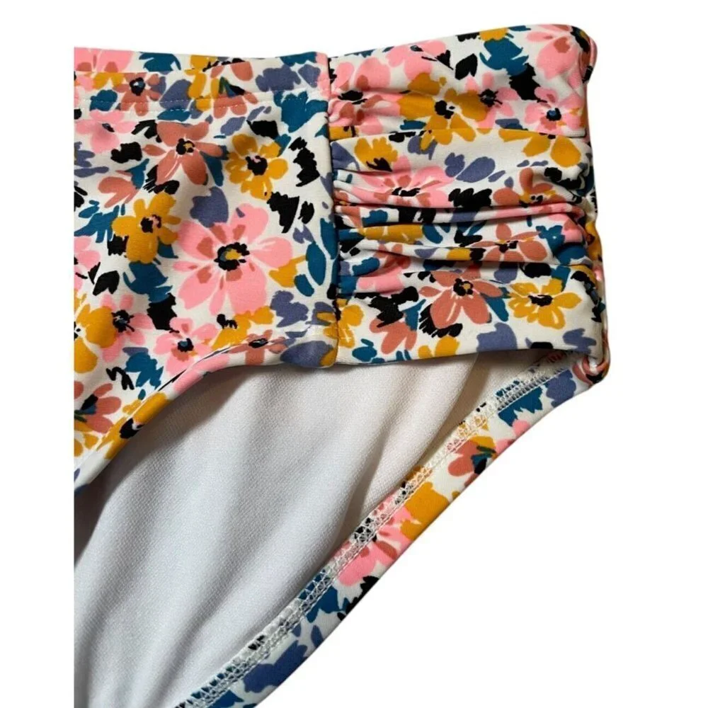 Xhilaration Floral Bikini Bottoms 14W